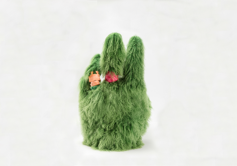 Green Muppet Hand (2018) by Francis Upritchard