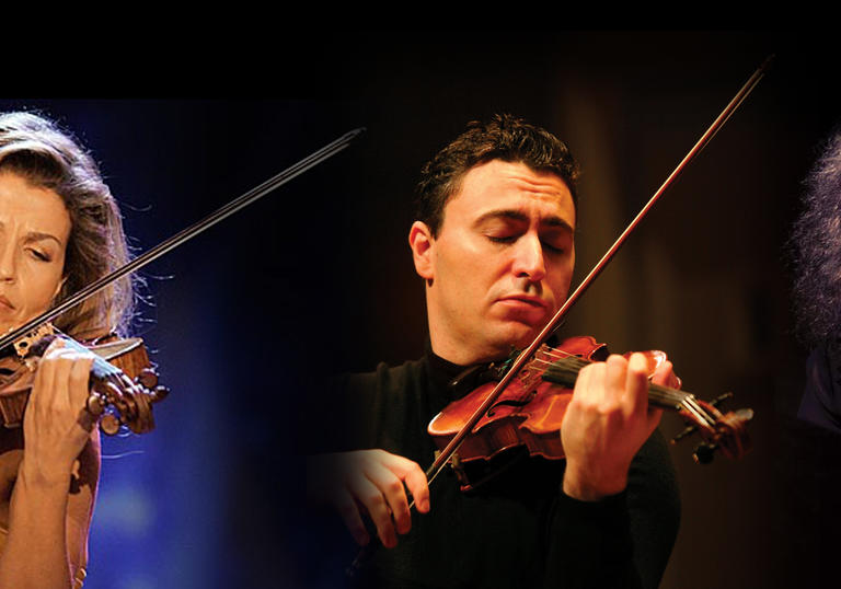 Anne Sophie Mutter, Maxim Vengerov and Martha Argerich