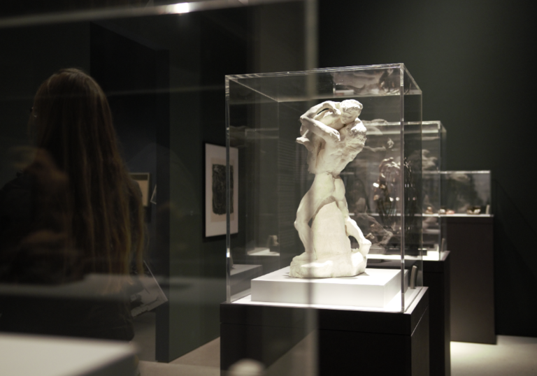 rodin's sculpture in the art gallery