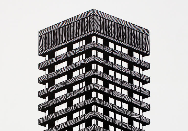 Image of Temple Prints Brutalist Lino Print Workshop with Jamie Temple
