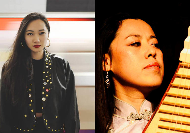 Composer Keting Sun and Silk String Quartet musician