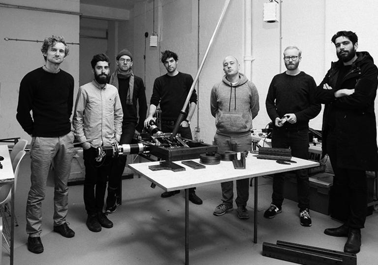United Visual Artists in the studio