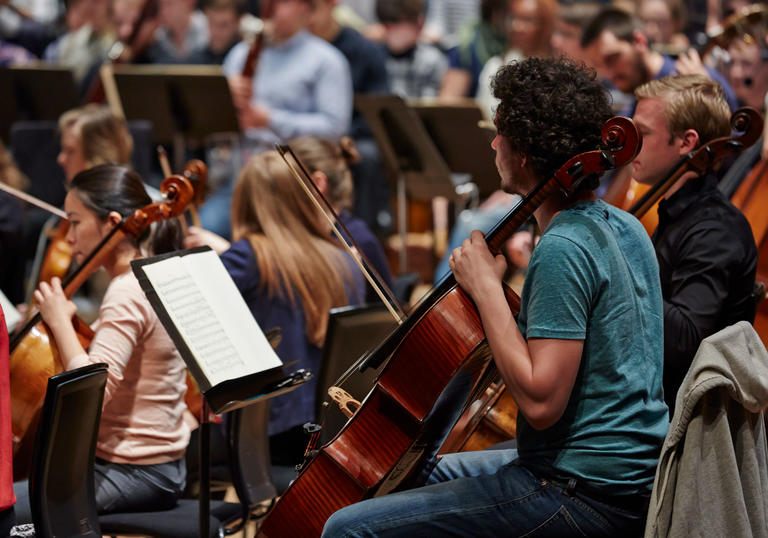 Guildhall Symphony Orchestra musicians