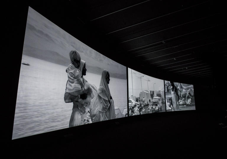 Installation by Richard Mosse