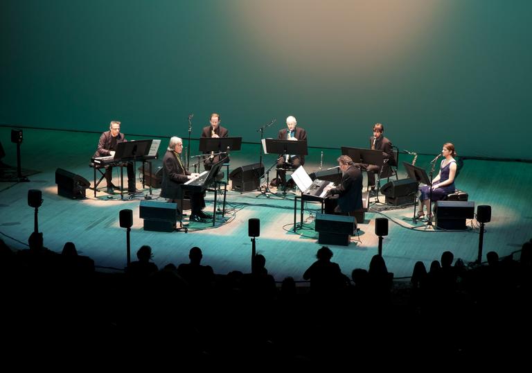 Philip Glass Ensemble on Stage