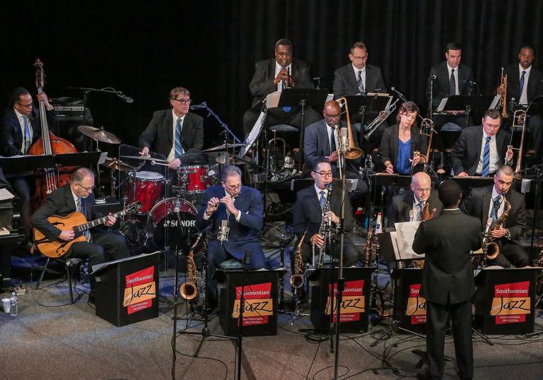 The Smithsonian Jazz Masterworks Orchestra performing