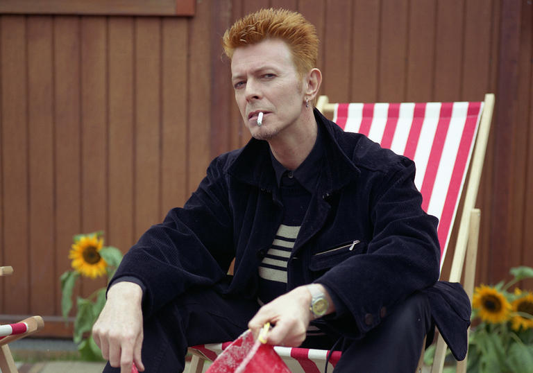 Image of David Bowie by Mark Allan for Barbican Music Library