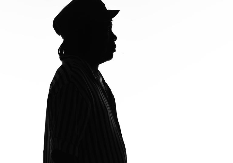 Artwork of Milton Nascimento's sillhouette