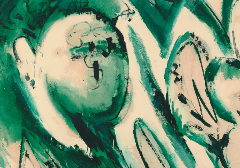 On Colour, 'Portrait in Green' by Lee Krasner