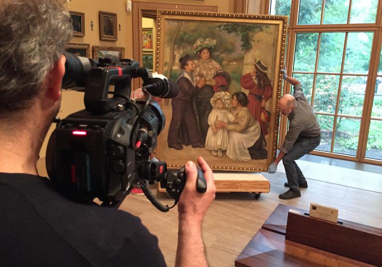 Filming the Artists's Family, 1896 at The Barnes Foundation 