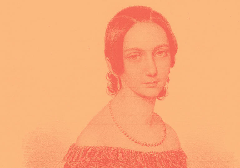 Painting of Clara Schumann