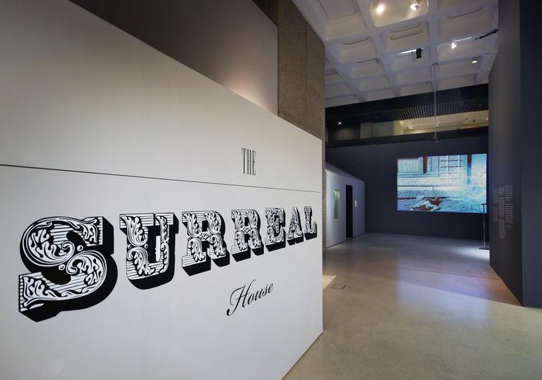 Installation view of Surreal House