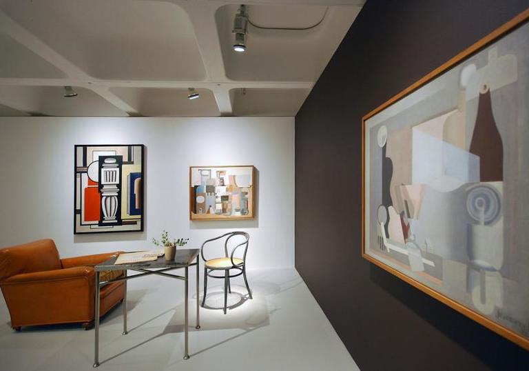 Installation view of Le Corbusier