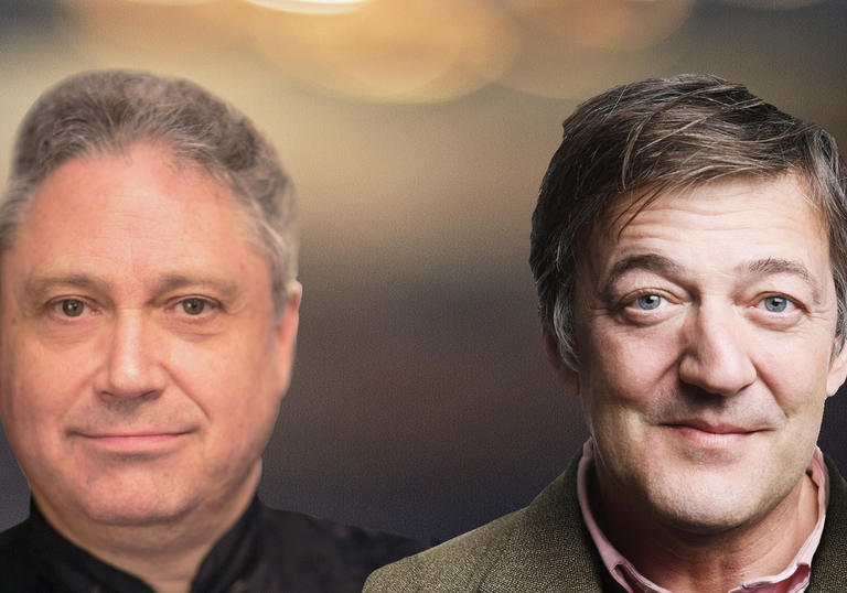 Richard Egarr and Stephen Fry