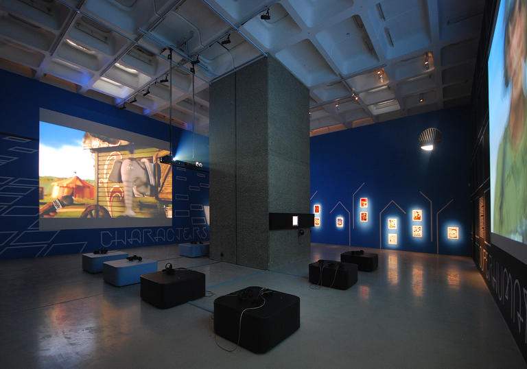 Installation view of Watch Me Move