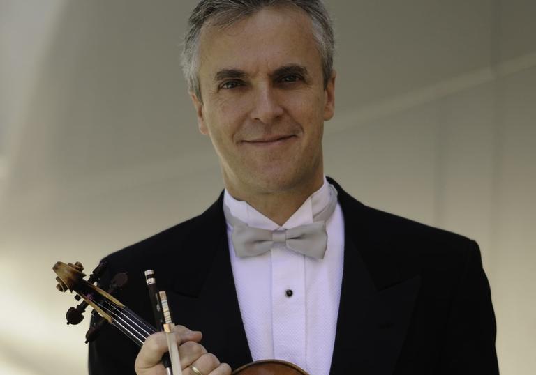 Martin Chalifour with violin