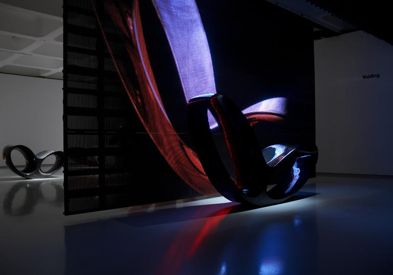 Installation view of Ron Arad