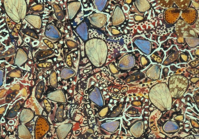 A painting by Jean Dubuffet, entitled Paysage aux Argus