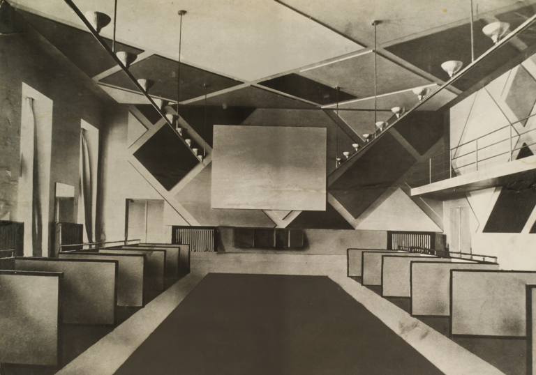 A photo of Theo van Doesburg's Cafe L'Aubette in Strasbourg