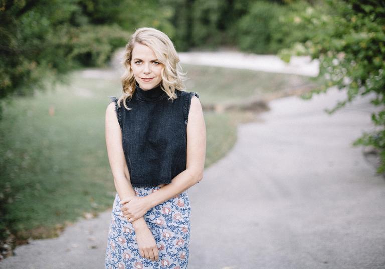 Aoife O’Donovan standing a park