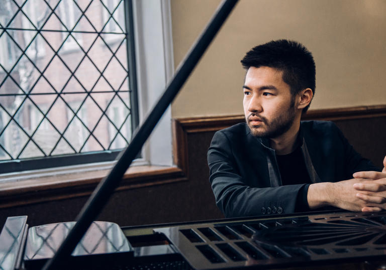 Conrad Tao gazing dreamily