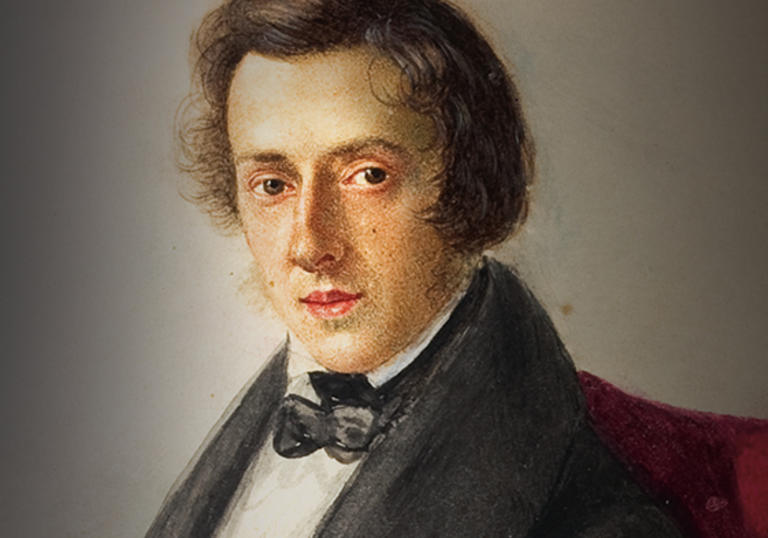 A portrait of Chopin