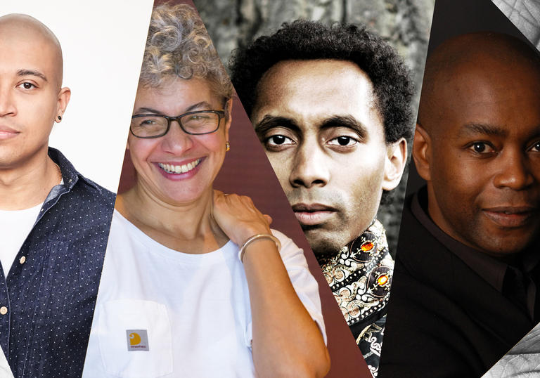 Composers Des Oliver, Dominique Le Gendre, Tunde Jegede and Philip Herbert