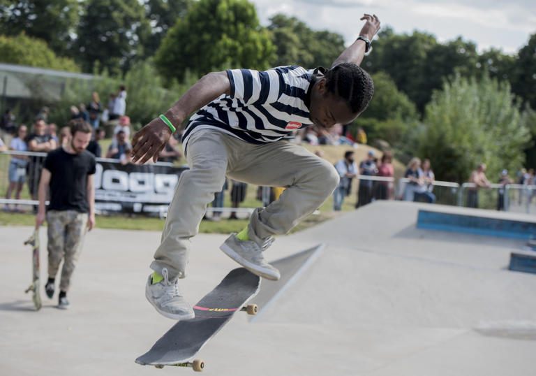 Skatepark Jam at the 2019 Walthamstow Garden Party