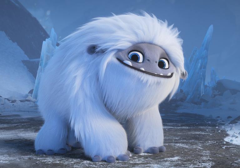 an animated white fluffy creature