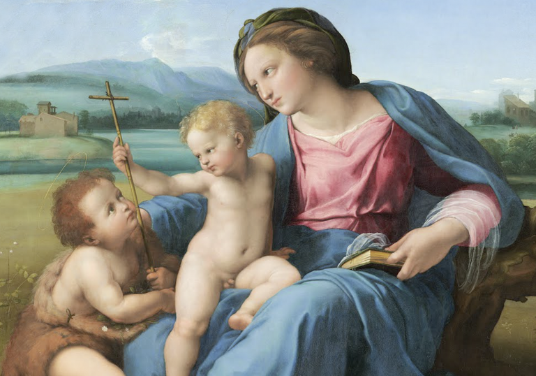a Raphael painting of mary
