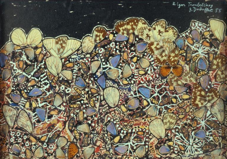 A painting by Jean Dubuffet, entitled Paysage aux Argus