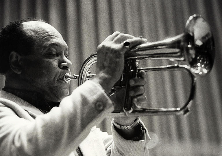 Trumpet player Harry Beckett