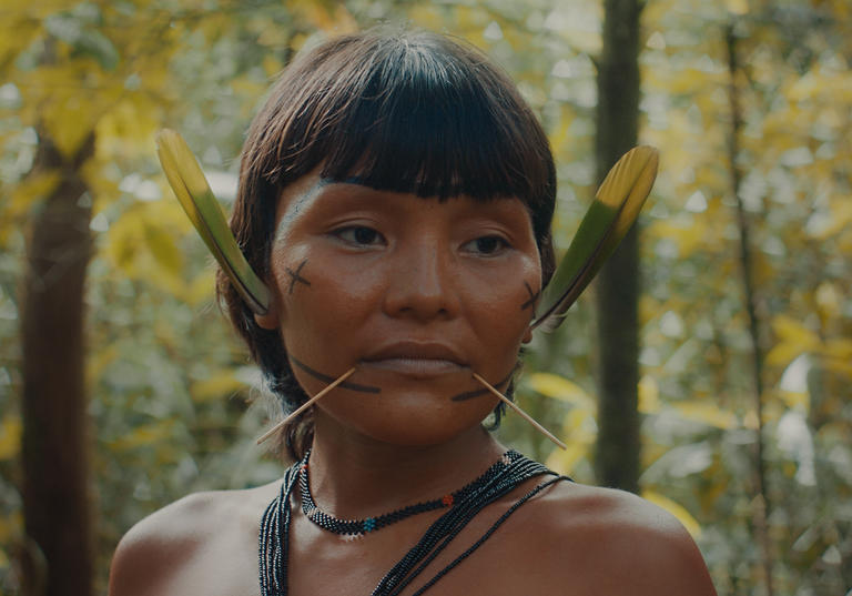 Yawarioma, a Yanomami spirit in the forest