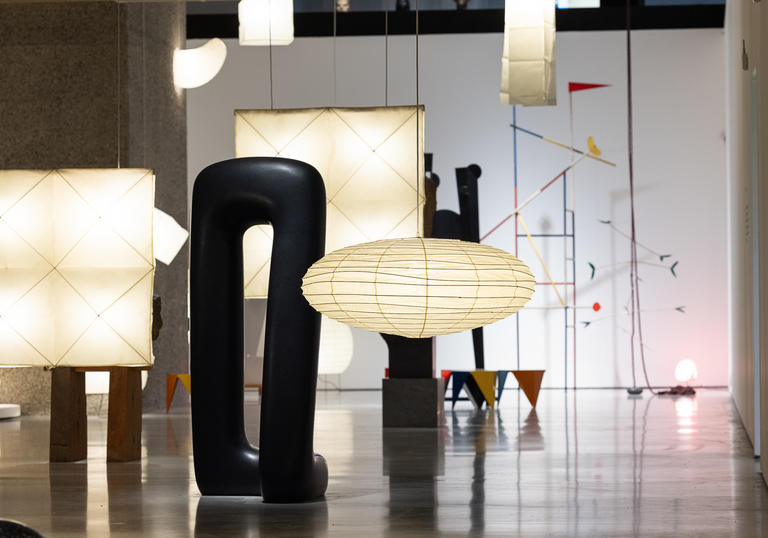 Install view of Noguchi main room