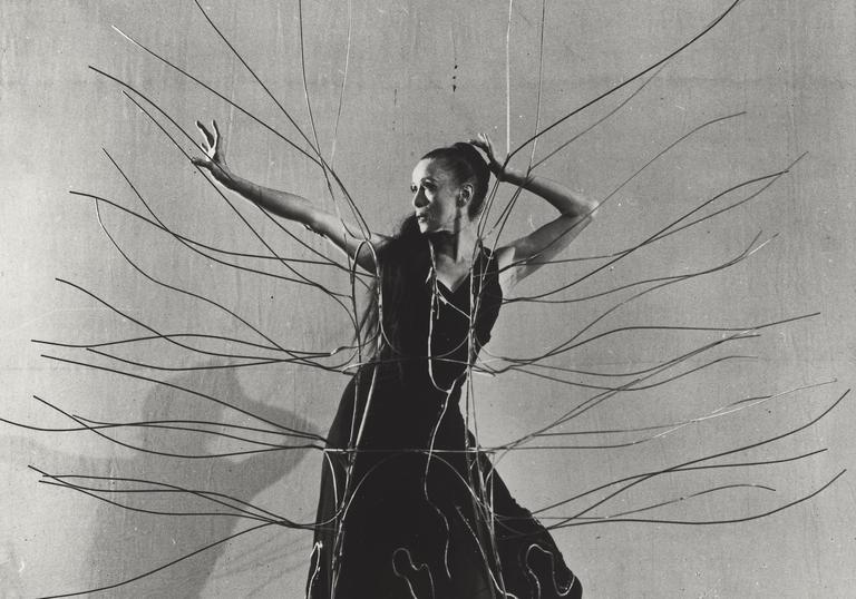 An image of Martha Graham in the Spider Dress
