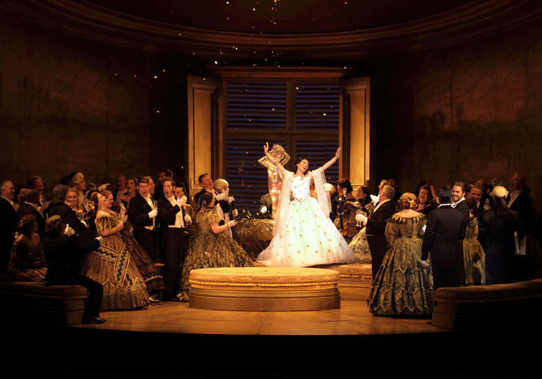 A still from Royal Opera House's La Traviata