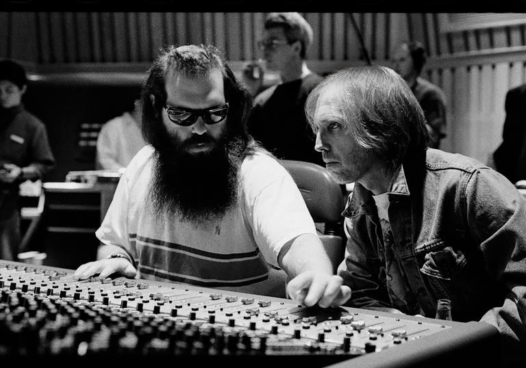 Tom Petty in the studio in a scene from Tom Petty: Somewhere You Feel Free