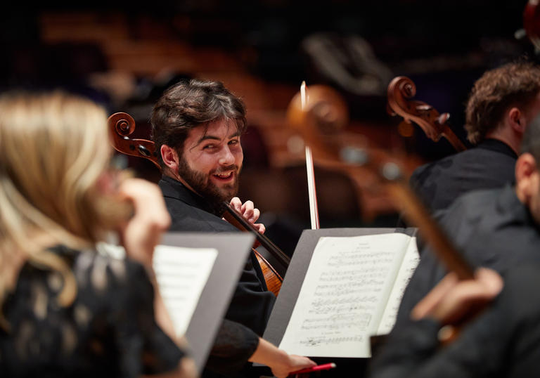 Guildhall cellists