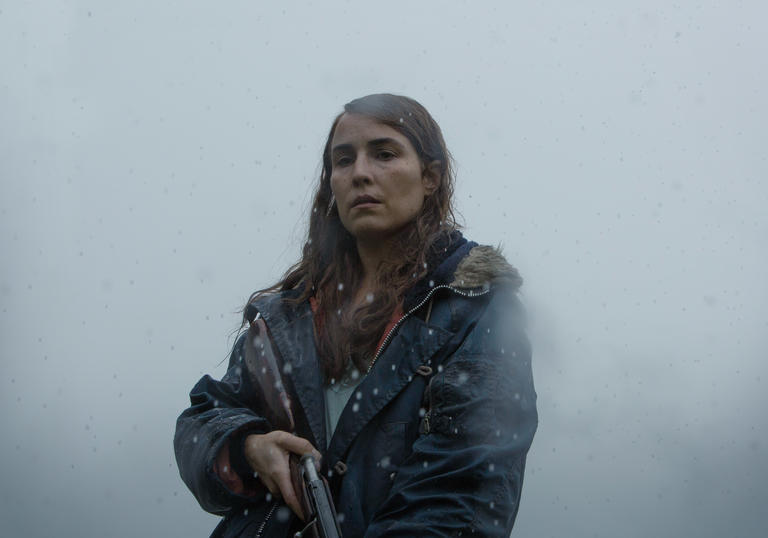 Noomi Rapace toting a shotgun in LAMB