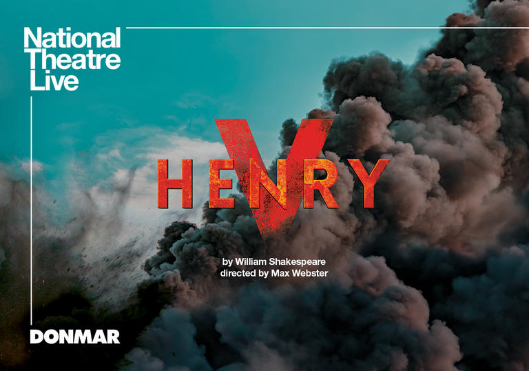 National Theatre live poster of Henry V