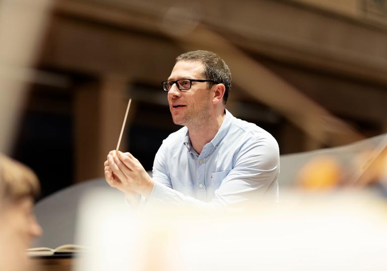 John Wilson conducting