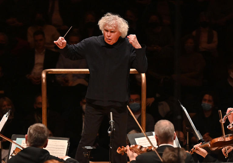 Sir Simon Rattle with London Symphony Orchestra