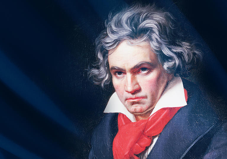 Portrait of Ludwig van Beethoven