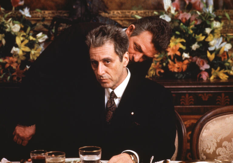 Al Pacino in The Godfather Coda
