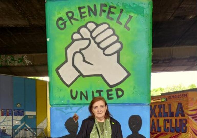 Emma Dent Coad at Grenfell