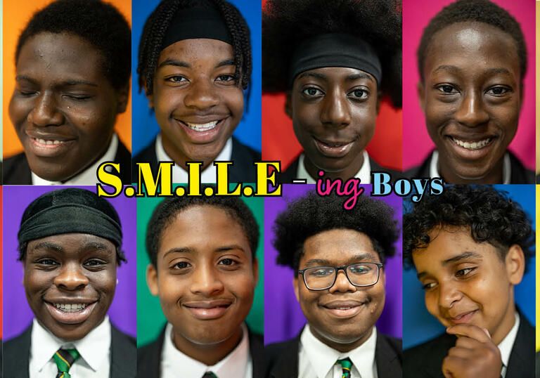 16 portrait mages of teenage black boys