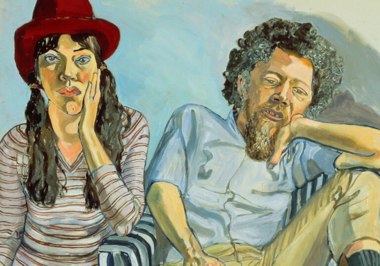 Painting by Alice Neel called Benny and Mary Ellen Andrews