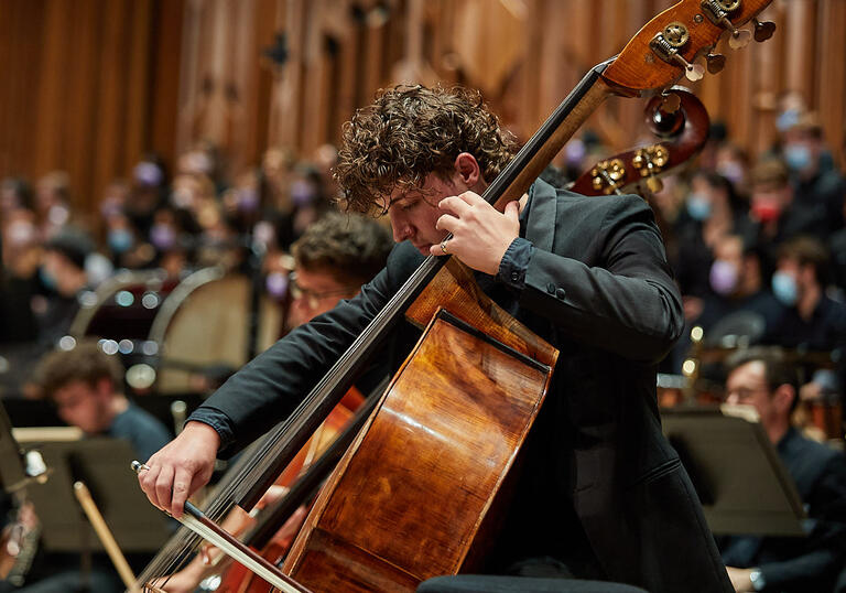 Guildhall School double bassist