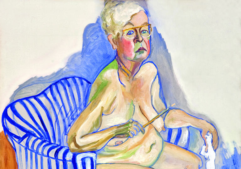 Self-Portrait painting by Alice Neel