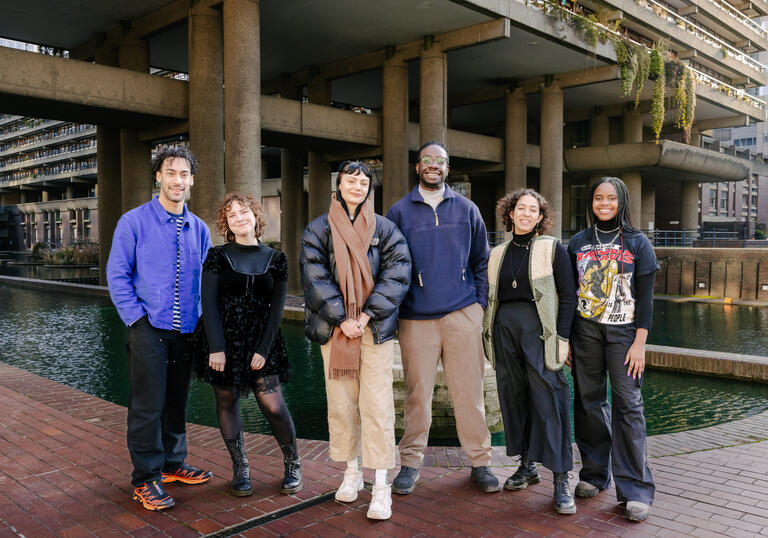 Image of 5 people standing at Barbican Lakeside